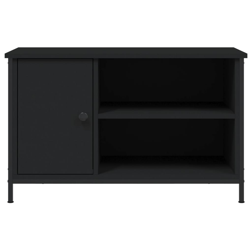 TV Cabinet Black 80x40x50 cm Engineered Wood