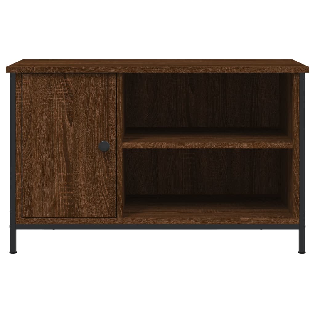 TV Cabinet Brown Oak 80x40x50 cm Engineered Wood