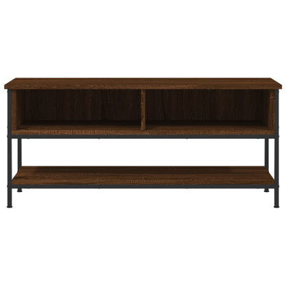 TV Cabinet Brown Oak 100x35x45 cm Engineered Wood