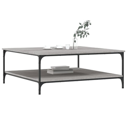 Coffee Table Grey Sonoma 100x100x40 cm Engineered Wood