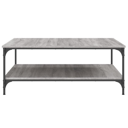 Coffee Table Grey Sonoma 100x100x40 cm Engineered Wood