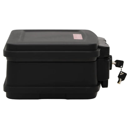 Safe Box Black 38x32.5x16.5 cm