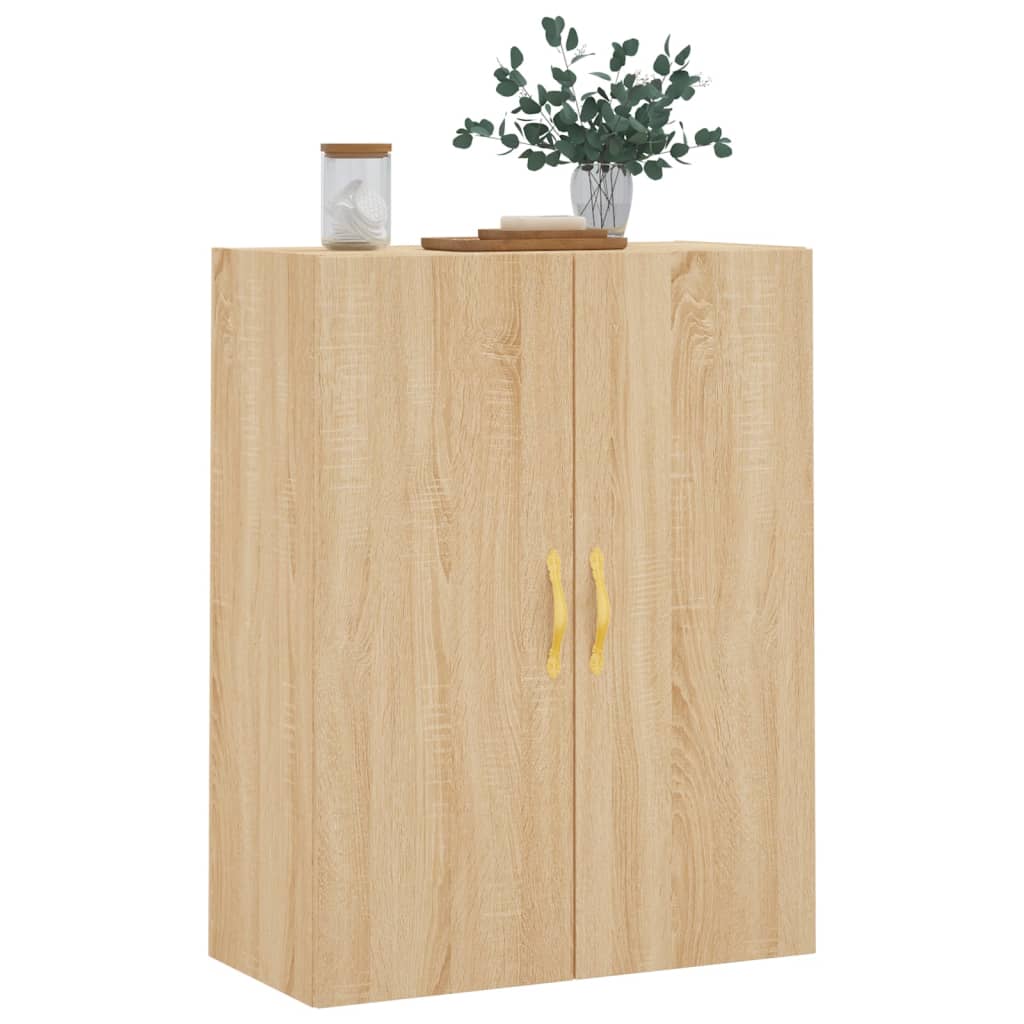 Wall Mounted Cabinet Sonoma Oak 69.5x34x90 cm