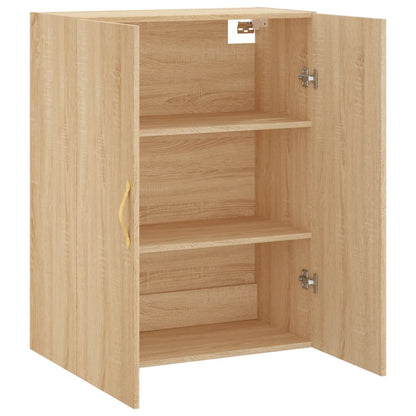 Wall Mounted Cabinet Sonoma Oak 69.5x34x90 cm