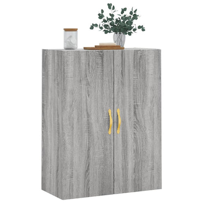 Wall Mounted Cabinet Grey Sonoma 69.5x34x90 cm