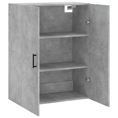 Wall Mounted Cabinet Concrete Grey 69.5x34x90 cm