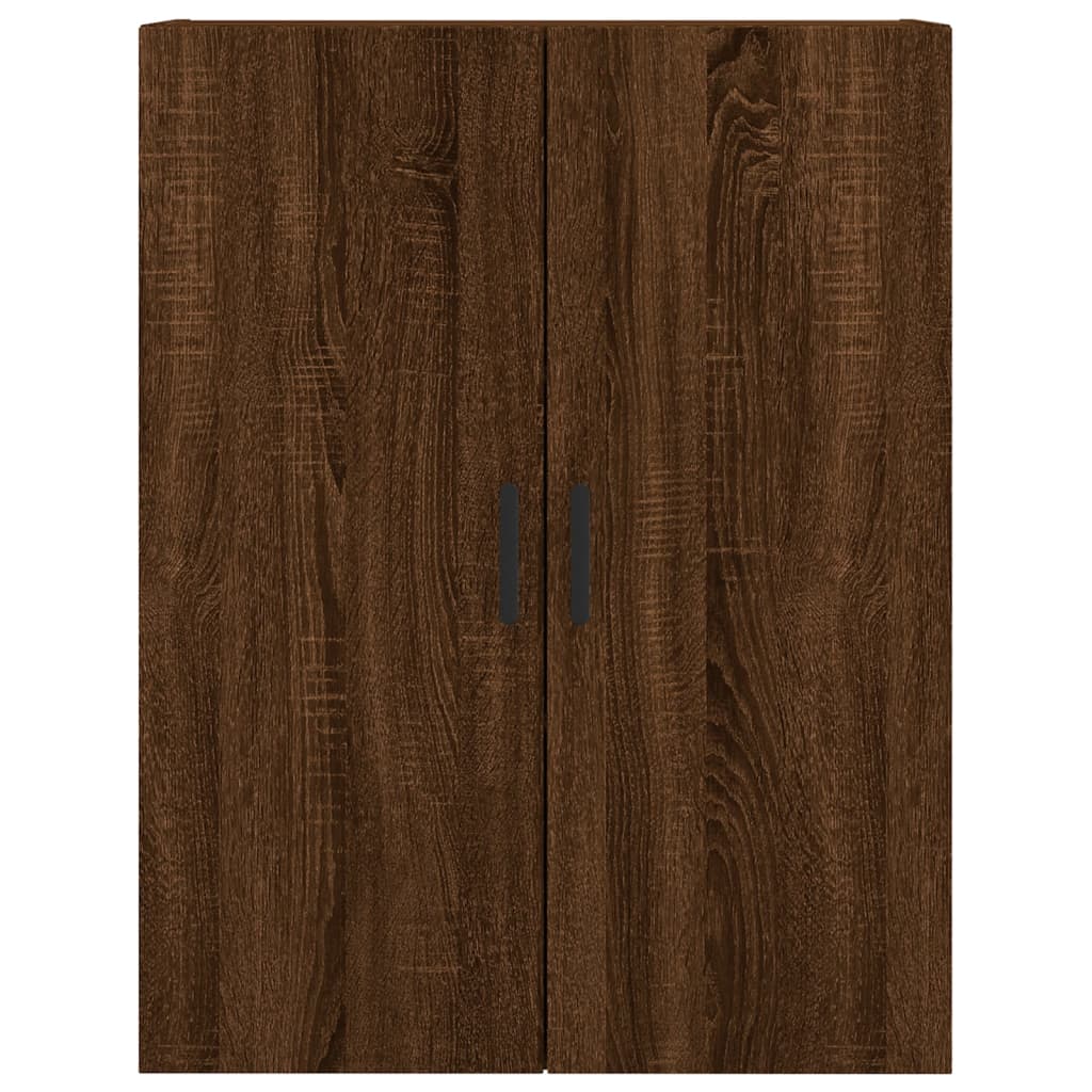 Wall Mounted Cabinet Brown Oak 69.5x34x90 cm