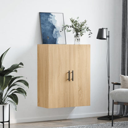 Wall Mounted Cabinet Sonoma Oak 69.5x34x90 cm