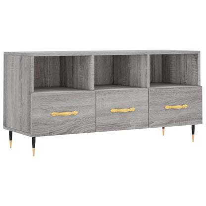 TV Cabinet Grey Sonoma 102x36x50 cm Engineered Wood