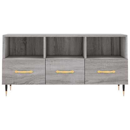 TV Cabinet Grey Sonoma 102x36x50 cm Engineered Wood