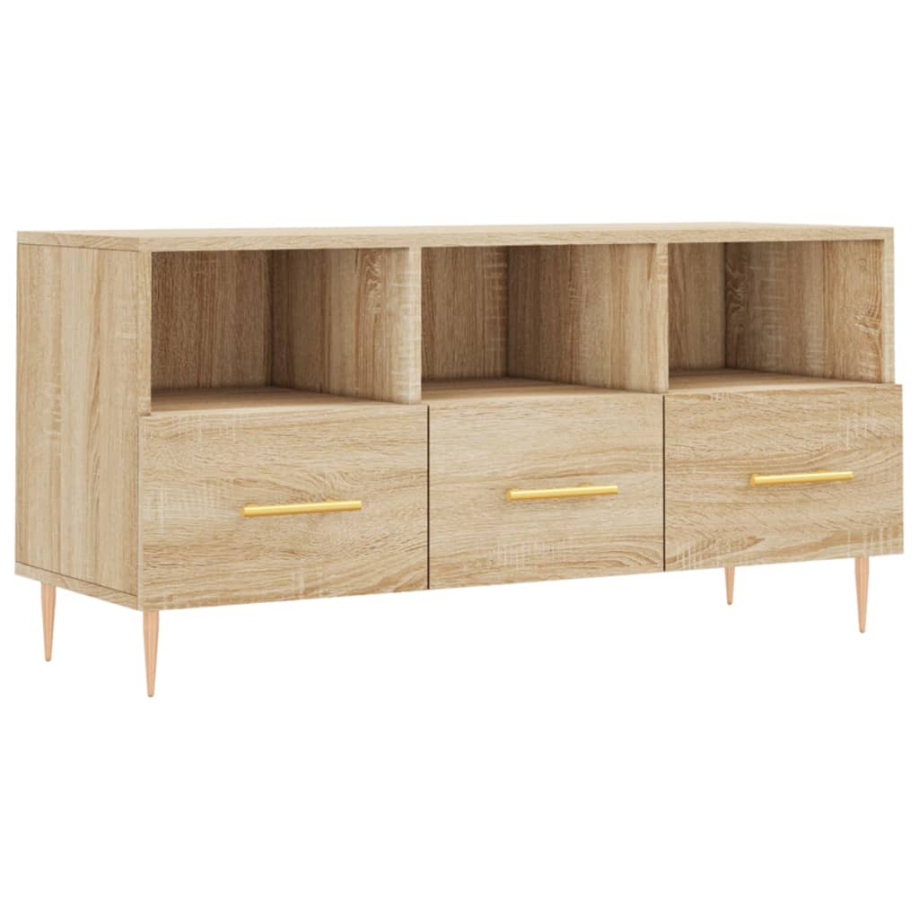 TV Cabinet Sonoma Oak 102x36x50 cm Engineered Wood