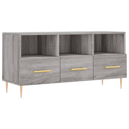 TV Cabinet Grey Sonoma 102x36x50 cm Engineered Wood