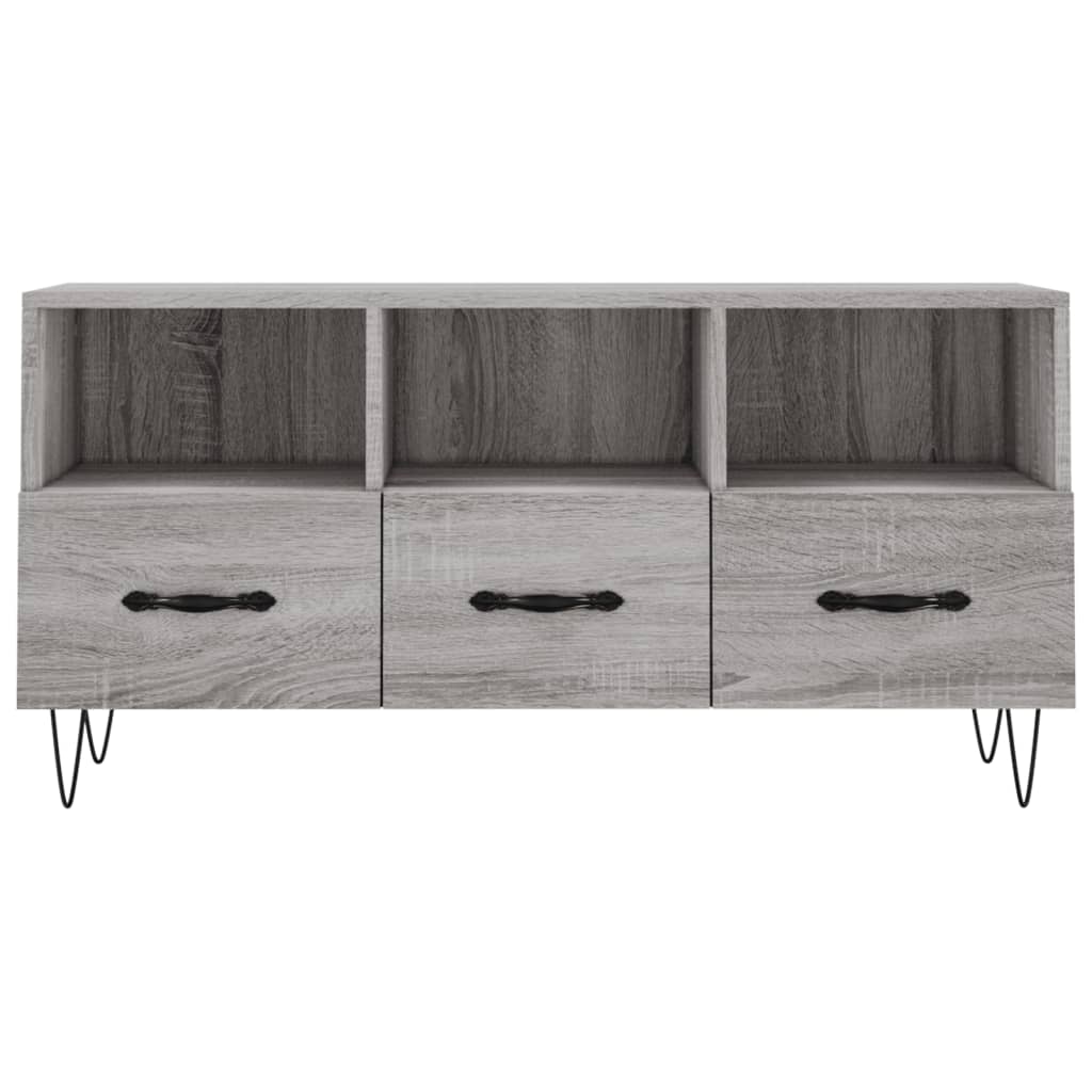 TV Cabinet Grey Sonoma 102x36x50 cm Engineered Wood