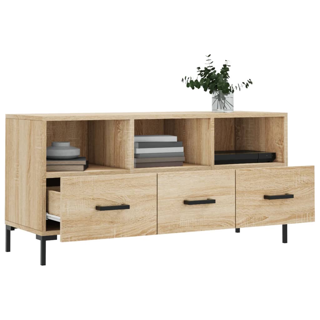 TV Cabinet Sonoma Oak 102x36x50 cm Engineered Wood