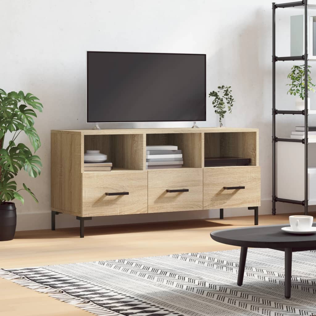 TV Cabinet Sonoma Oak 102x36x50 cm Engineered Wood