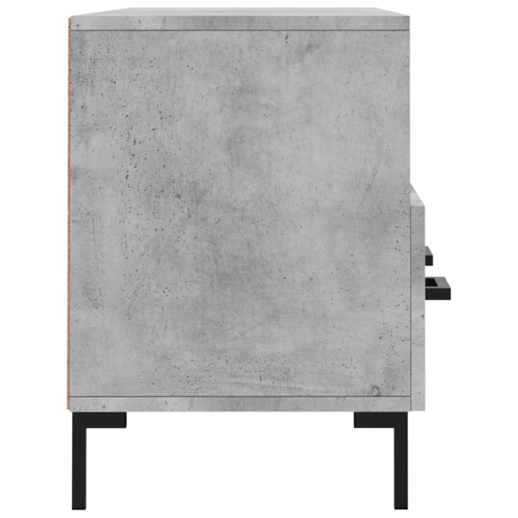 TV Cabinet Concrete Grey 102x36x50 cm Engineered Wood