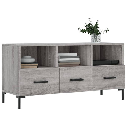 TV Cabinet Grey Sonoma 102x36x50 cm Engineered Wood