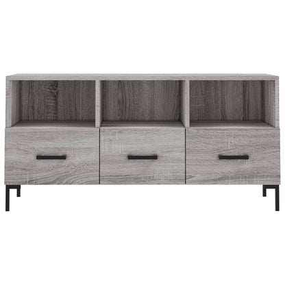 TV Cabinet Grey Sonoma 102x36x50 cm Engineered Wood