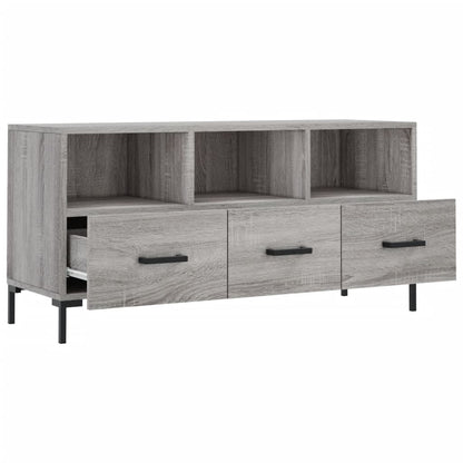 TV Cabinet Grey Sonoma 102x36x50 cm Engineered Wood