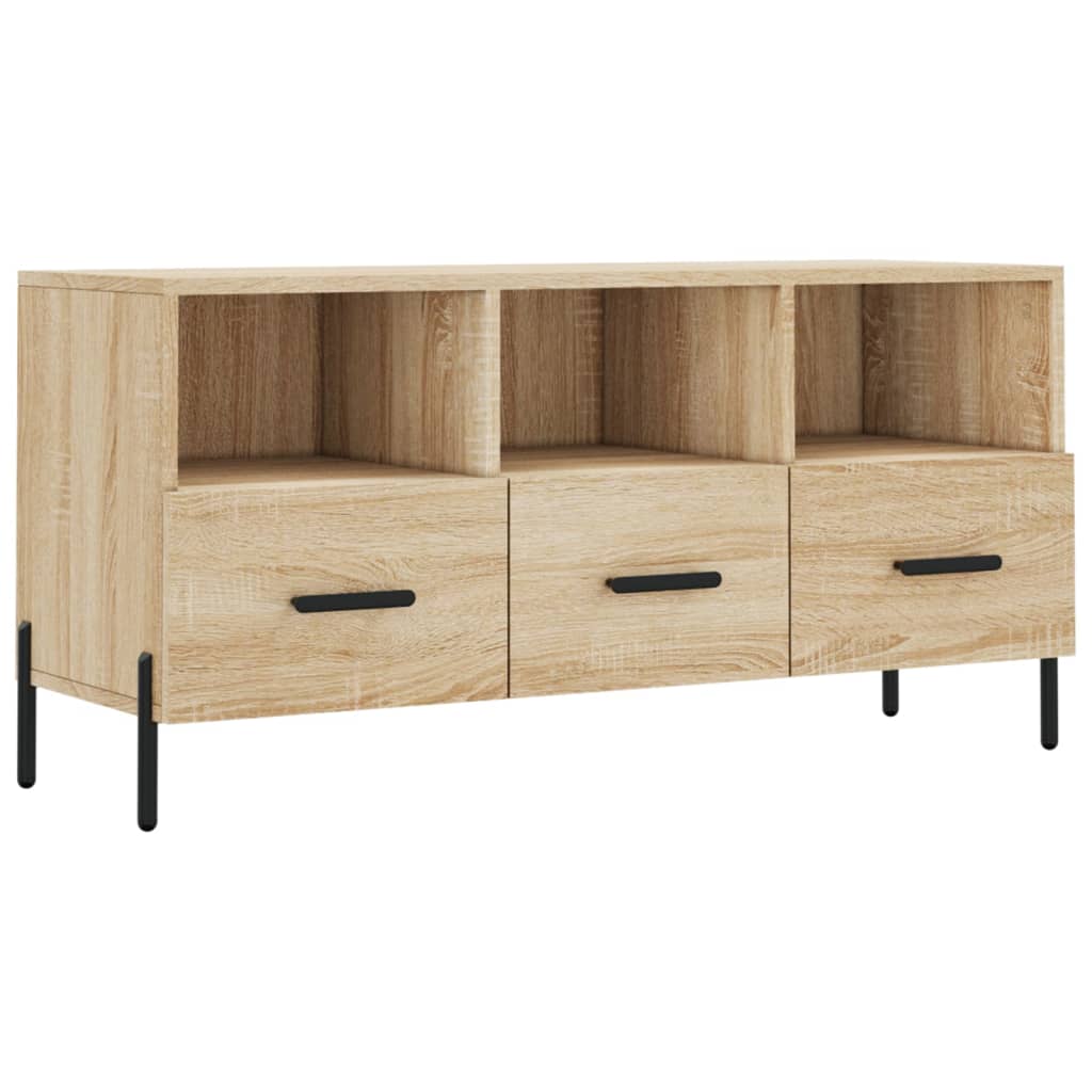 TV Cabinet Sonoma Oak 102x36x50 cm Engineered Wood