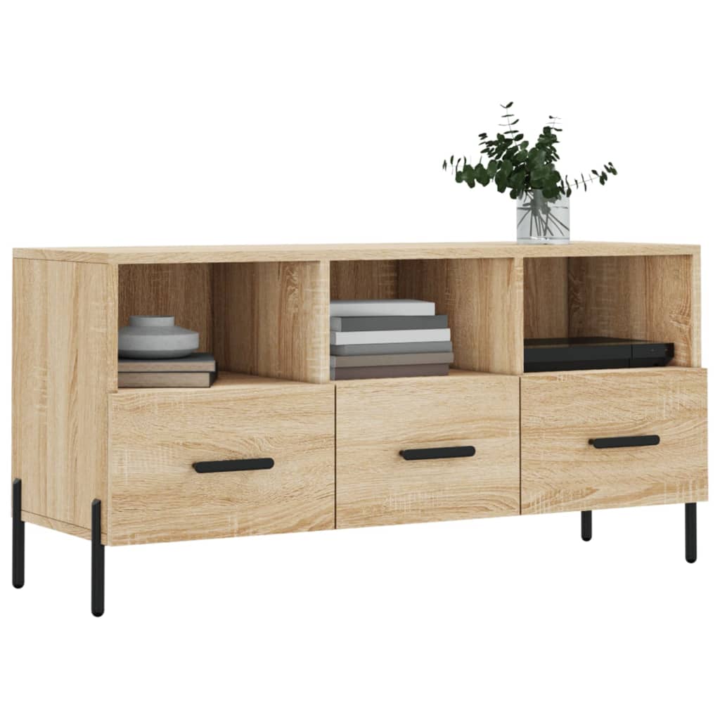 TV Cabinet Sonoma Oak 102x36x50 cm Engineered Wood