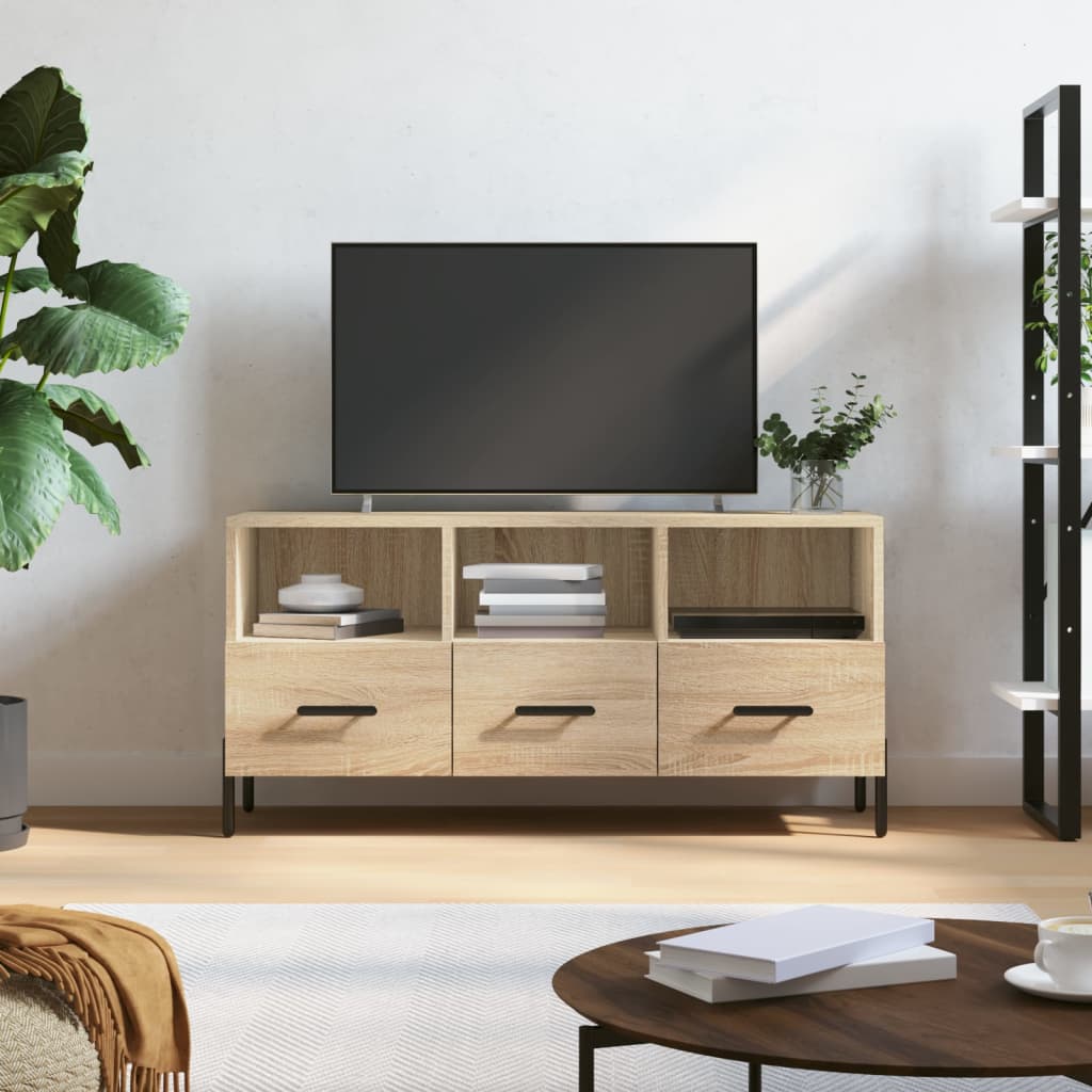 TV Cabinet Sonoma Oak 102x36x50 cm Engineered Wood