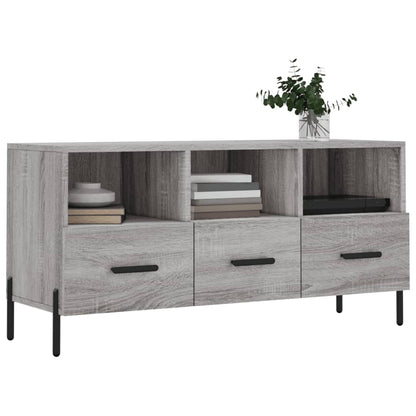 TV Cabinet Grey Sonoma 102x36x50 cm Engineered Wood