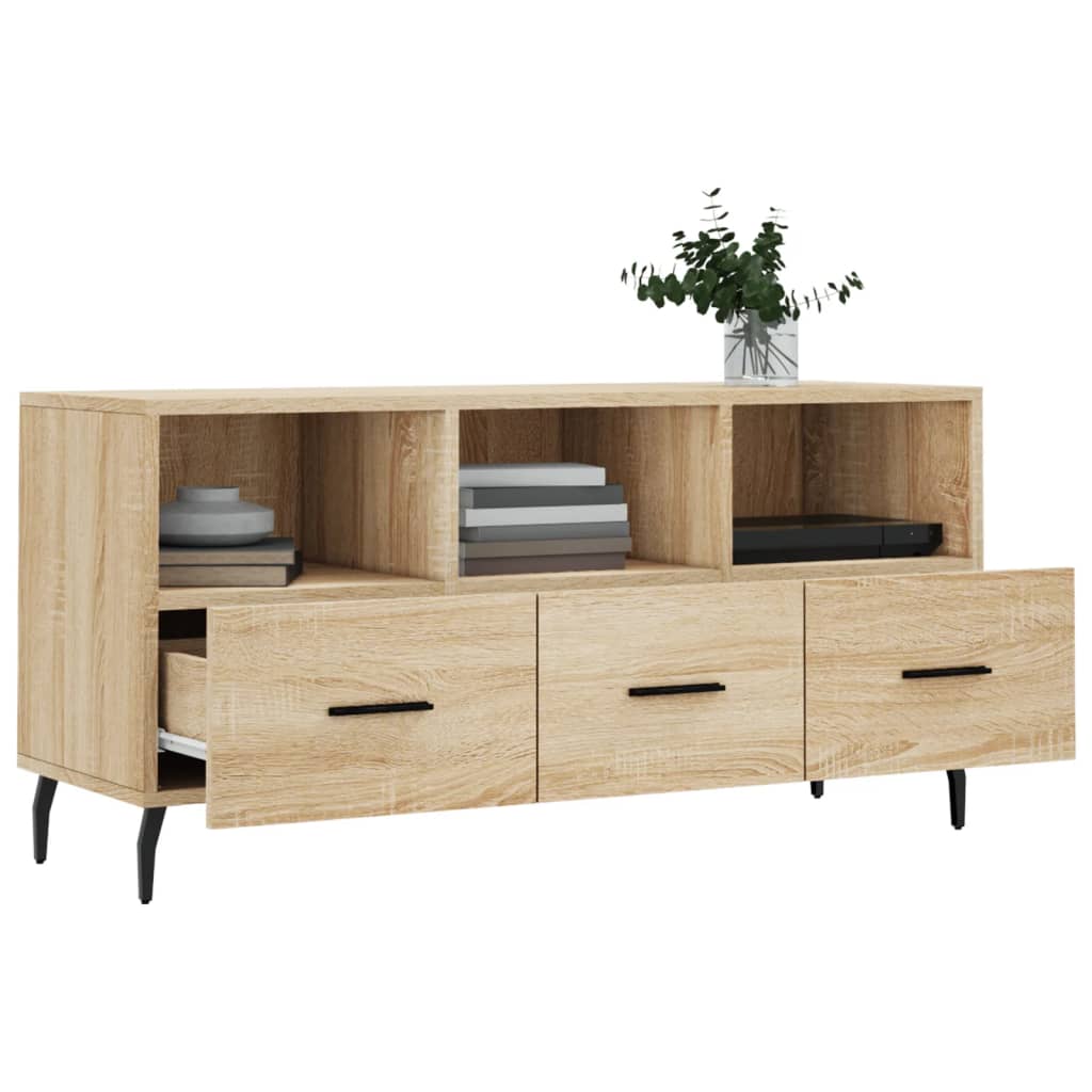 TV Cabinet Sonoma Oak 102x36x50 cm Engineered Wood