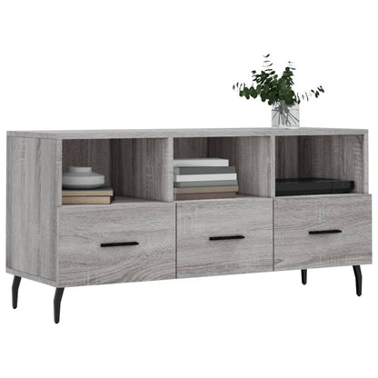 TV Cabinet Grey Sonoma 102x36x50 cm Engineered Wood