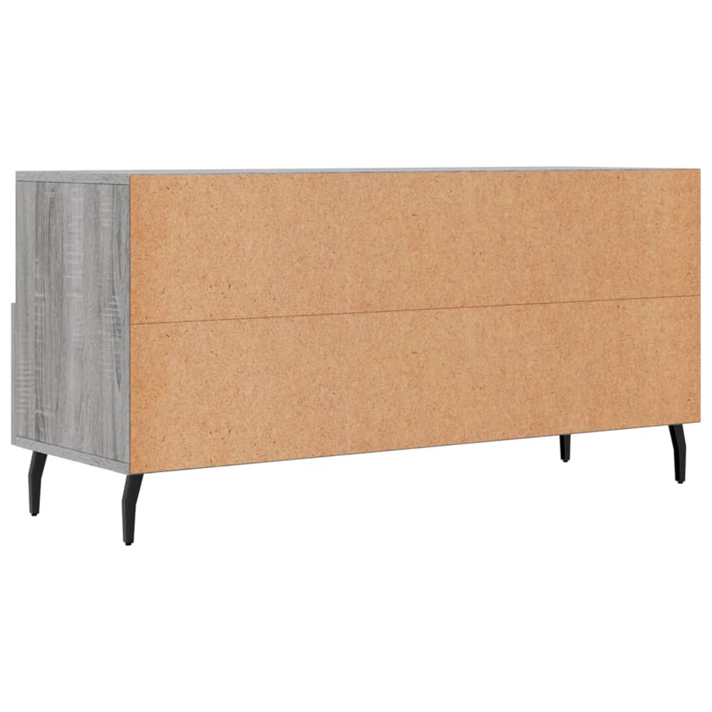 TV Cabinet Grey Sonoma 102x36x50 cm Engineered Wood