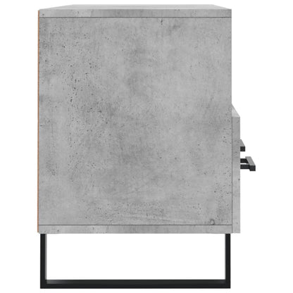 TV Cabinet Concrete Grey 102x36x50 cm Engineered Wood