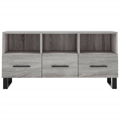 TV Cabinet Grey Sonoma 102x36x50 cm Engineered Wood