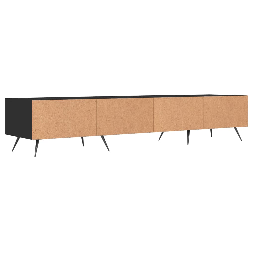 TV Cabinet Black 150x36x30 cm Engineered Wood