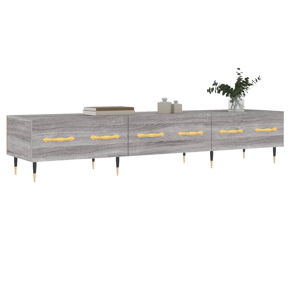 TV Cabinet Grey Sonoma 150x36x30 cm Engineered Wood