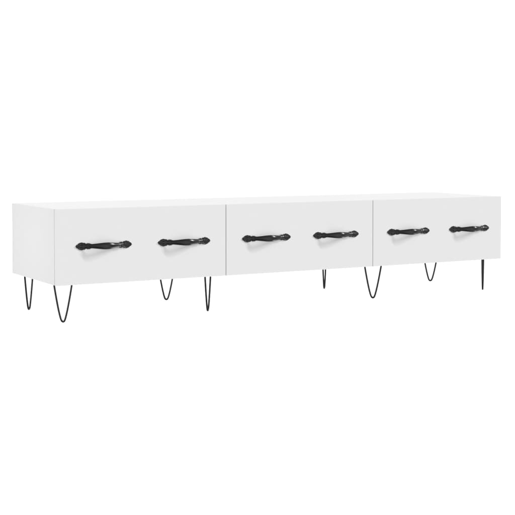 TV Cabinet White 150x36x30 cm Engineered Wood