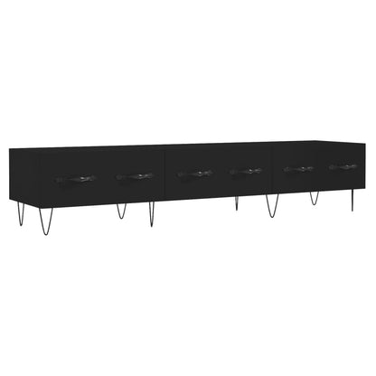 TV Cabinet Black 150x36x30 cm Engineered Wood