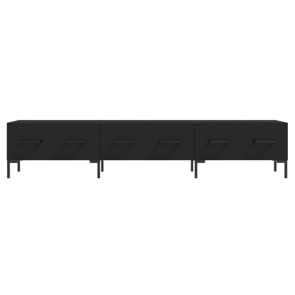 TV Cabinet Black 150x36x30 cm Engineered Wood