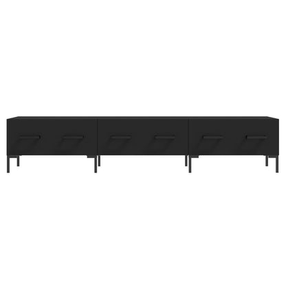 TV Cabinet Black 150x36x30 cm Engineered Wood