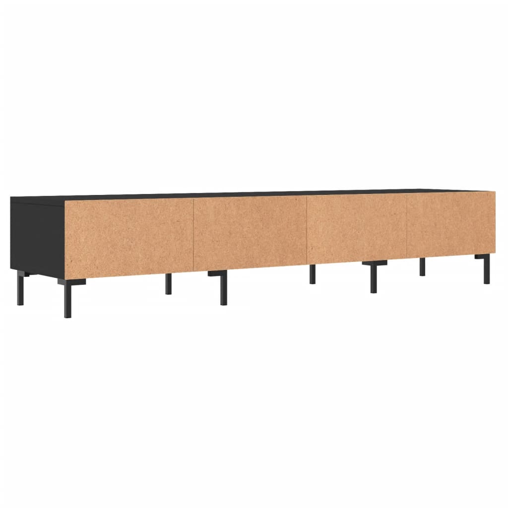 TV Cabinet Black 150x36x30 cm Engineered Wood