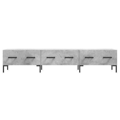 TV Cabinet Concrete Grey 150x36x30 cm Engineered Wood