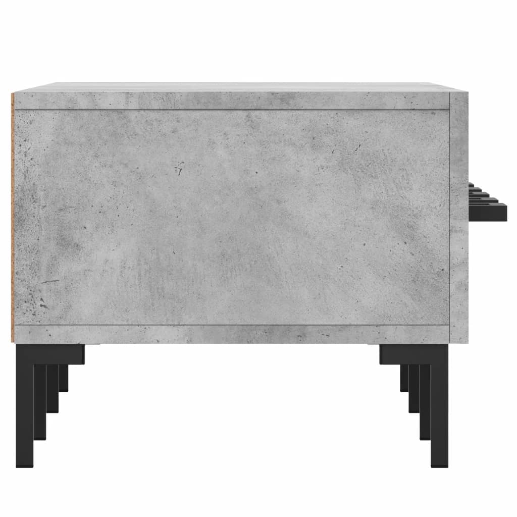 TV Cabinet Concrete Grey 150x36x30 cm Engineered Wood