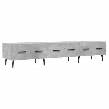 TV Cabinet Concrete Grey 150x36x30 cm Engineered Wood