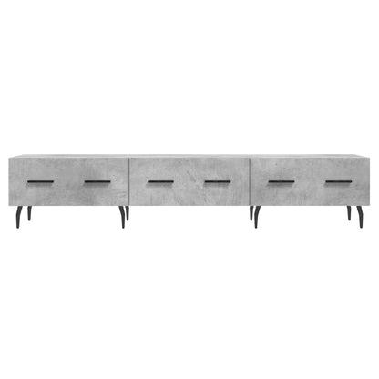 TV Cabinet Concrete Grey 150x36x30 cm Engineered Wood