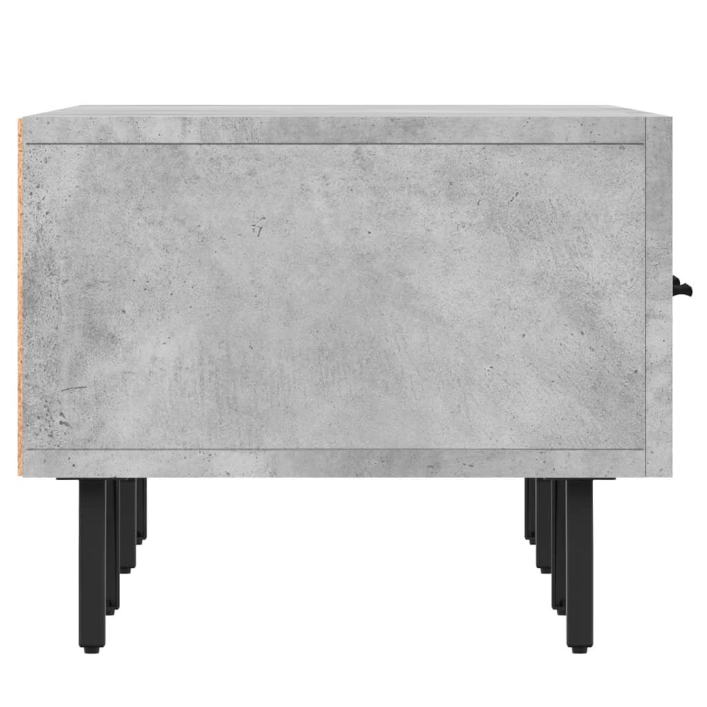 TV Cabinet Concrete Grey 150x36x30 cm Engineered Wood