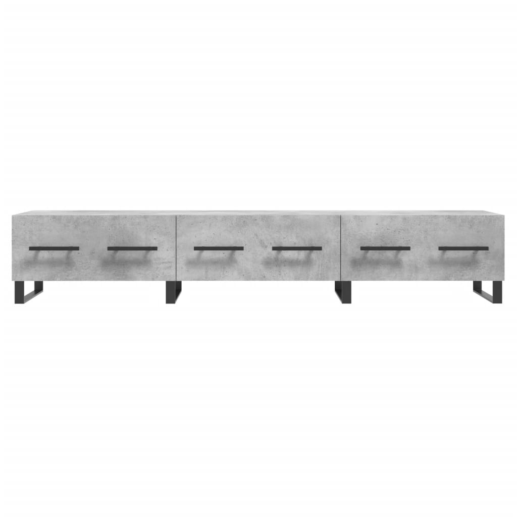 TV Cabinet Concrete Grey 150x36x30 cm Engineered Wood