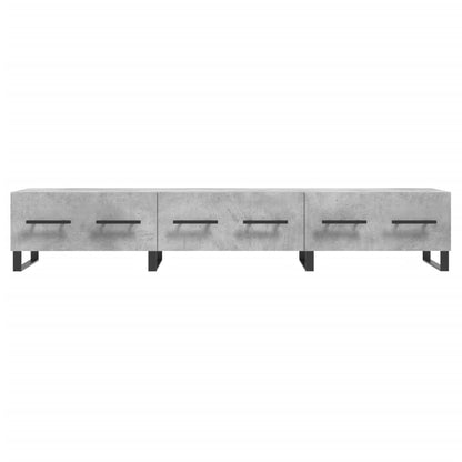 TV Cabinet Concrete Grey 150x36x30 cm Engineered Wood