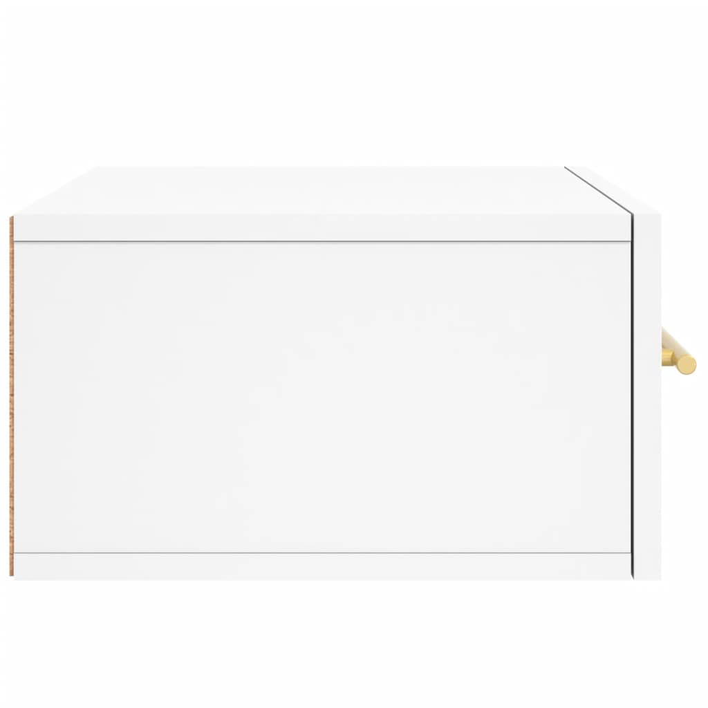 Wall-mounted Bedside Cabinet White 35x35x20 cm