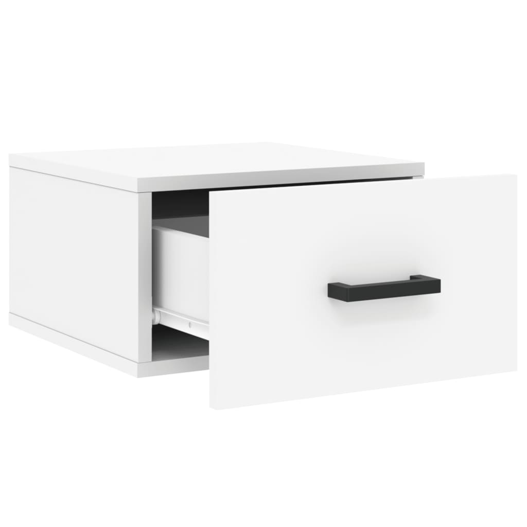 Wall-mounted Bedside Cabinets 2 pcs White 35x35x20 cm