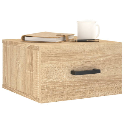 Wall-mounted Bedside Cabinets 2 pcs Sonoma Oak 35x35x20 cm