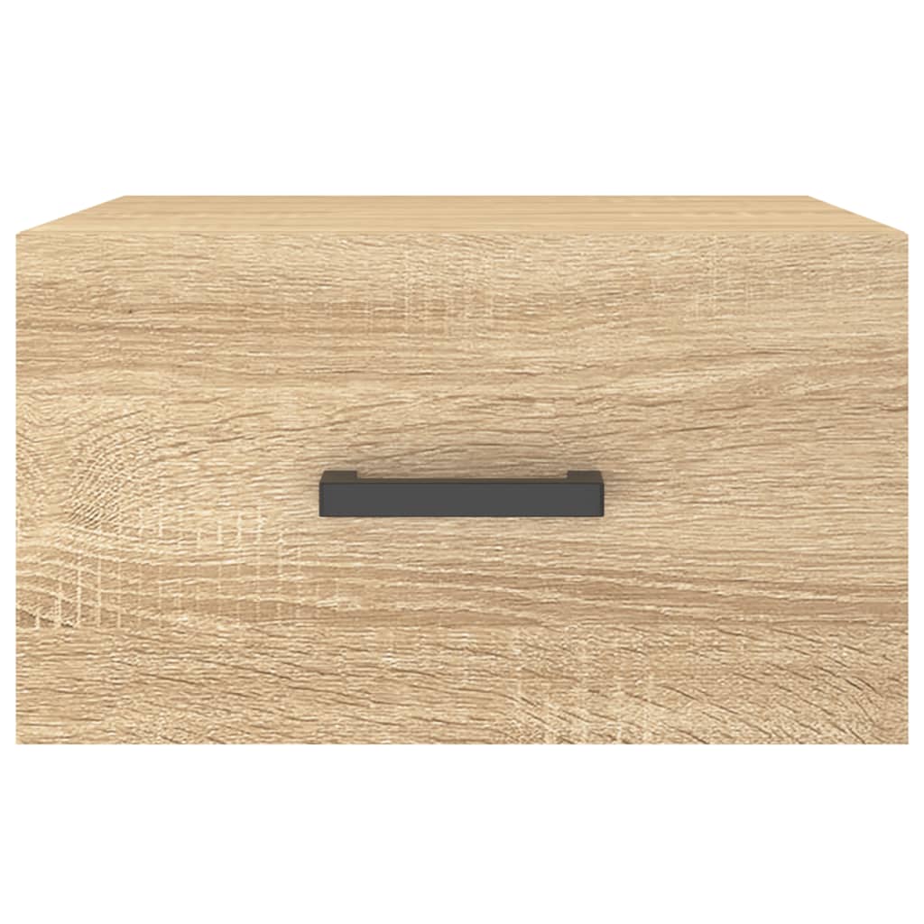 Wall-mounted Bedside Cabinets 2 pcs Sonoma Oak 35x35x20 cm